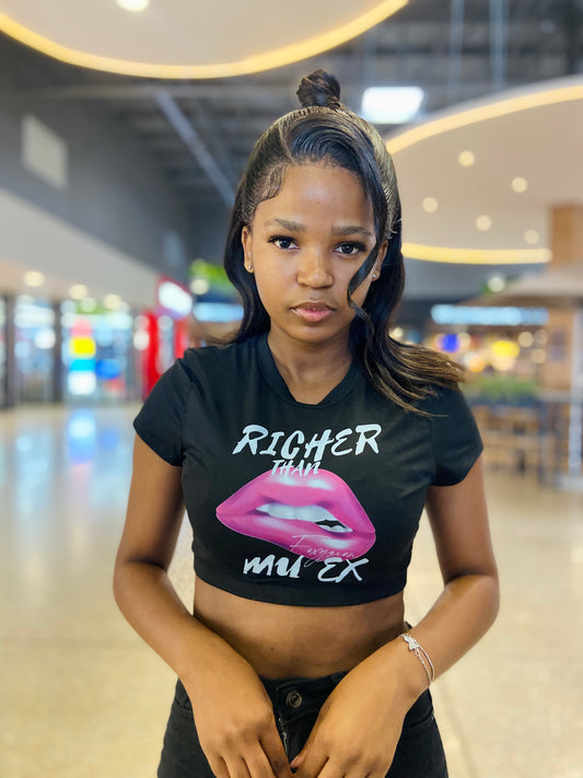 Richer Than My Ex - Crop Top